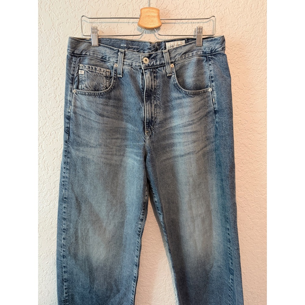 AG Adriano Goldschmied Hattie High-Rise Barrel Jeans 30 Minimalist Contemporary - Picture 2 of 9